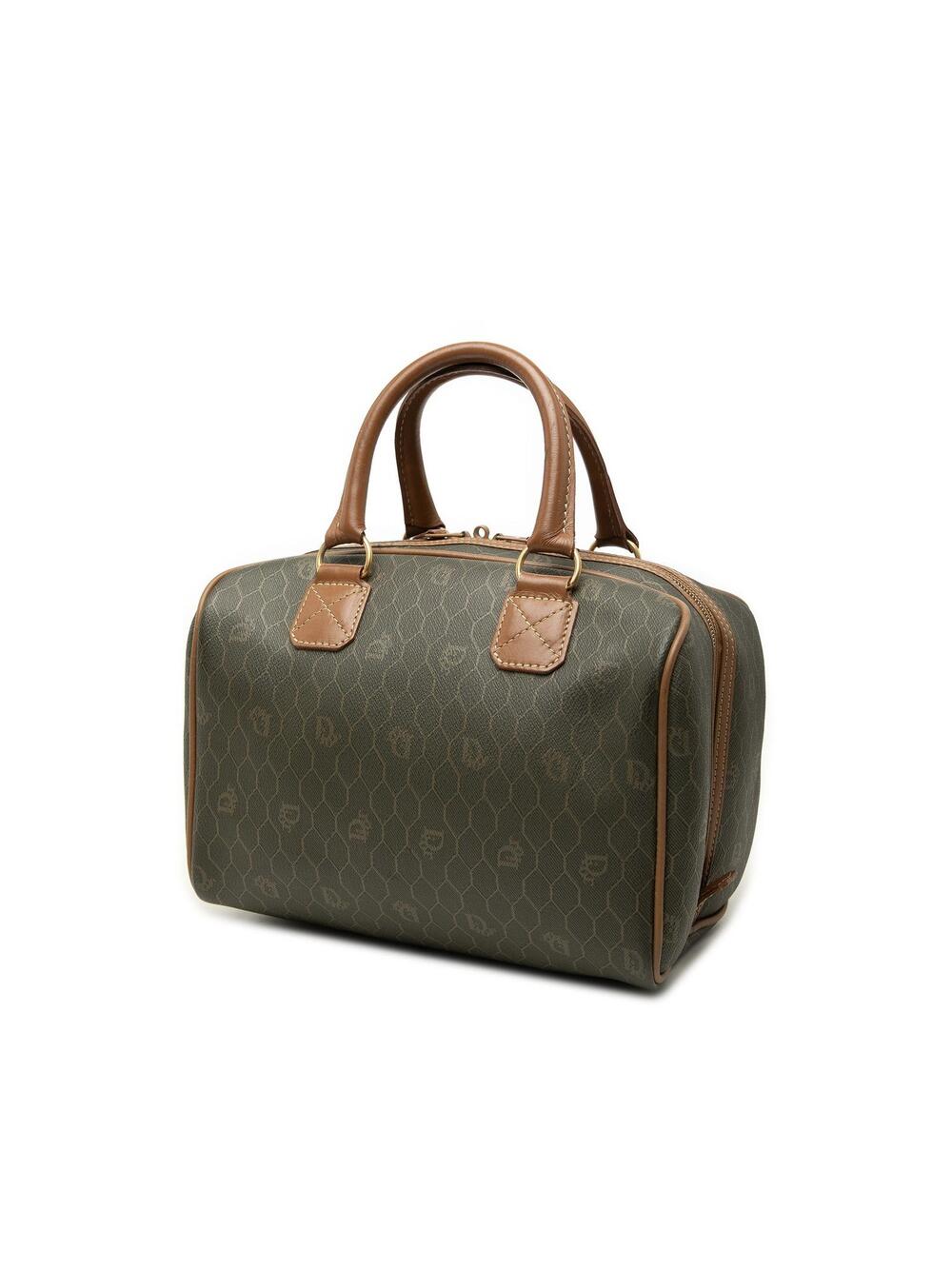 Dior Honeycomb Coated Canvas Boston Bag #315702D47B - Picture 2 of 6